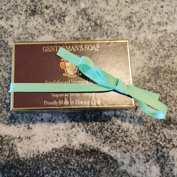 Gentlemen's Sandalwood Scented Soap. Made in Tuscany - Italy - Large bar - 300g - Picture 15 of 15